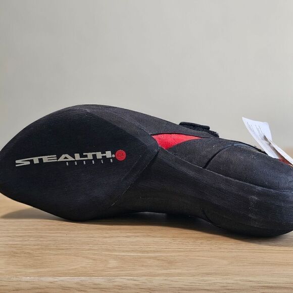 Adidas Five Ten Aleon Climbing Shoes Men\'s 10.5 Black Red Stealth C4 BC0861 510 main image 12